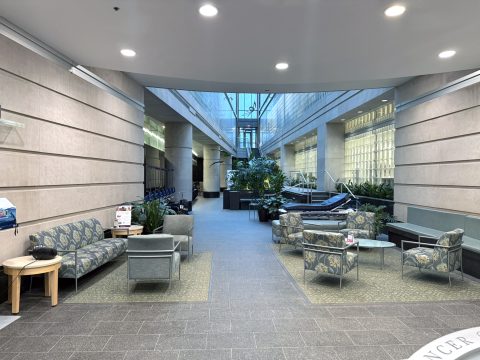 Lobby of the Hillman Cancer Center