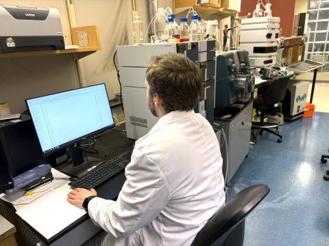 Researcher working in the CPPF